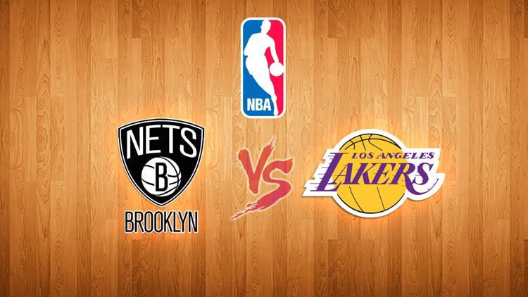 Постер Баскетбол. NBA. Бруклин Нетс-Лос-Анджелес Лейкерс