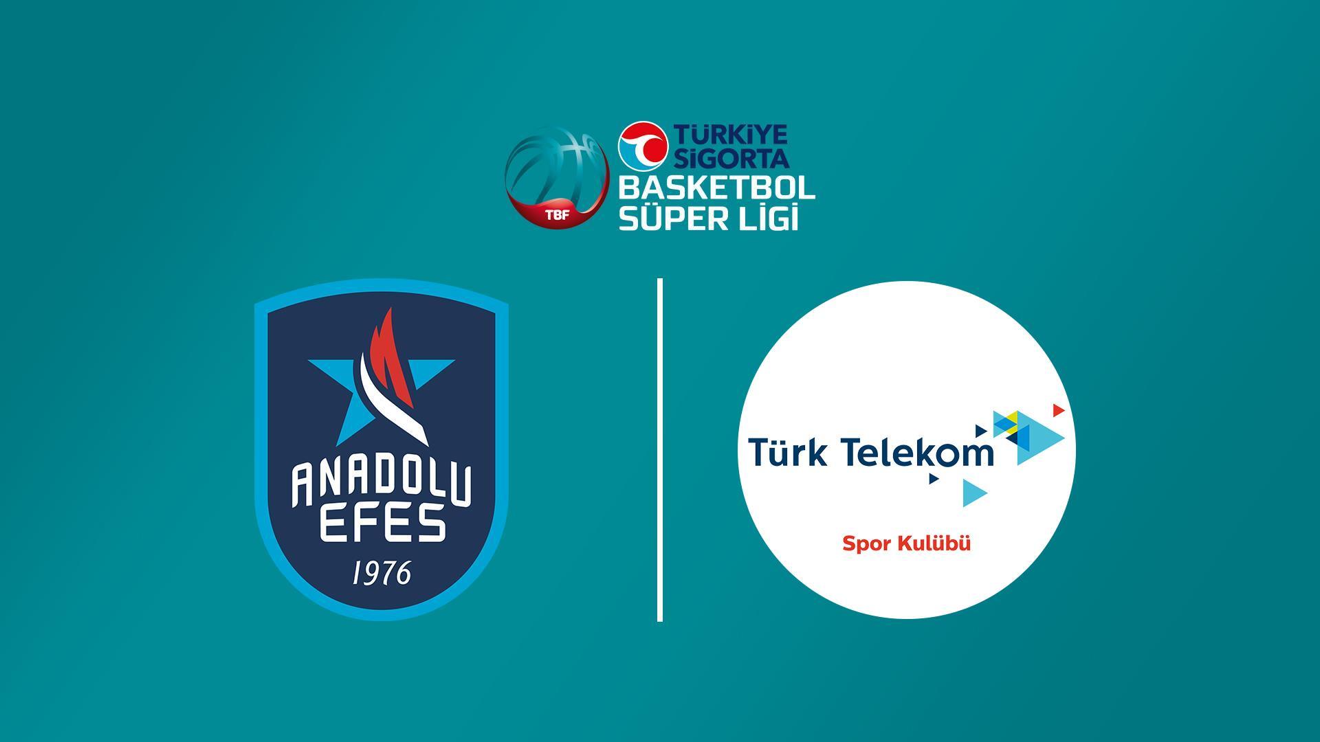 Баскетбол. Чемпионат Турции. Анадолу Эфес - Тюрк Телеком (basketbol-chempionat-turtsii-anadolu-efes-tjurk-telekom) Спорт