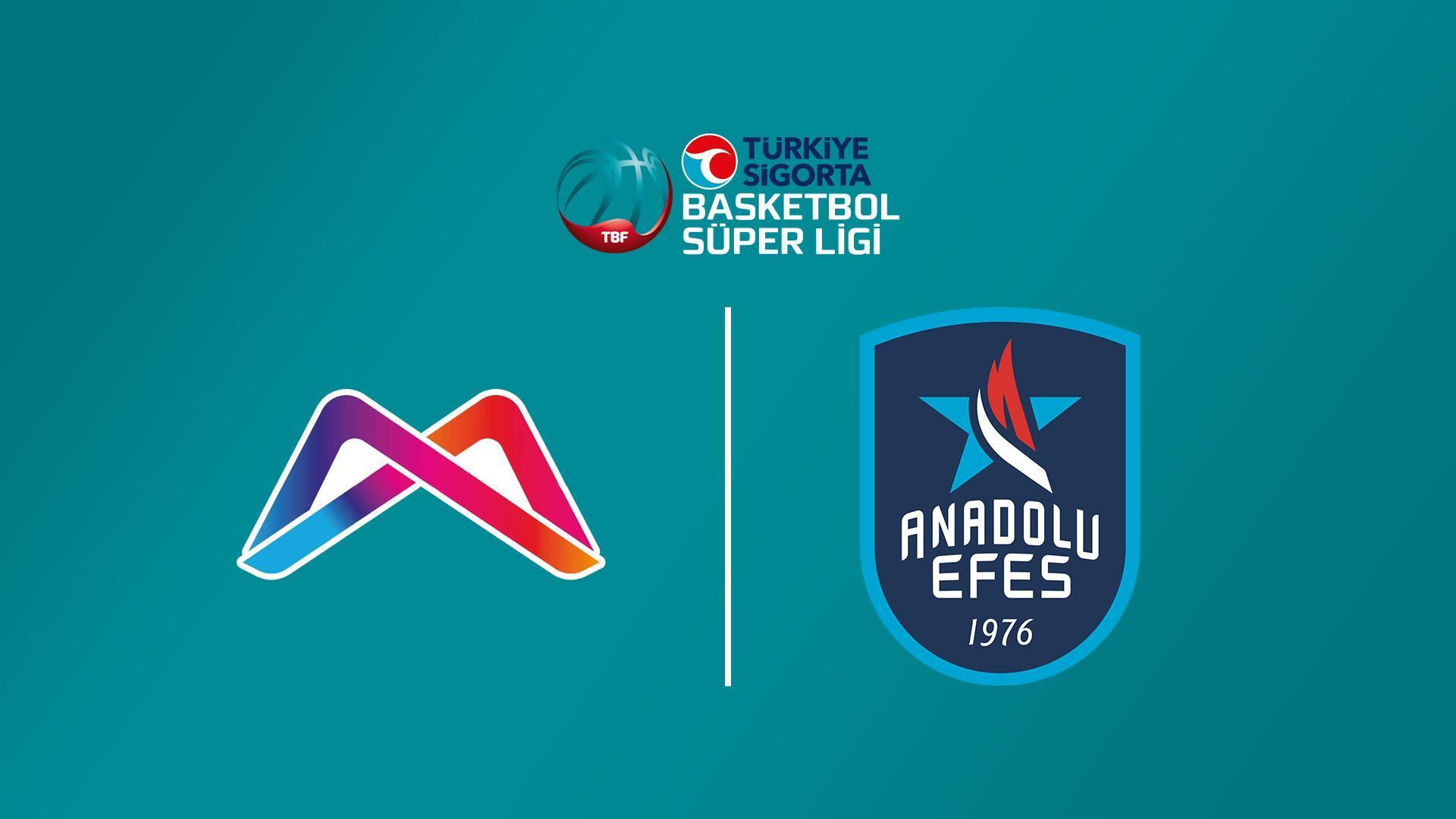 Баскетбол. Чемпионат Турции. Мерсин - Анадолу Эфес (basketbol-chempionat-turtsii-mersin-anadolu-efes) Спорт