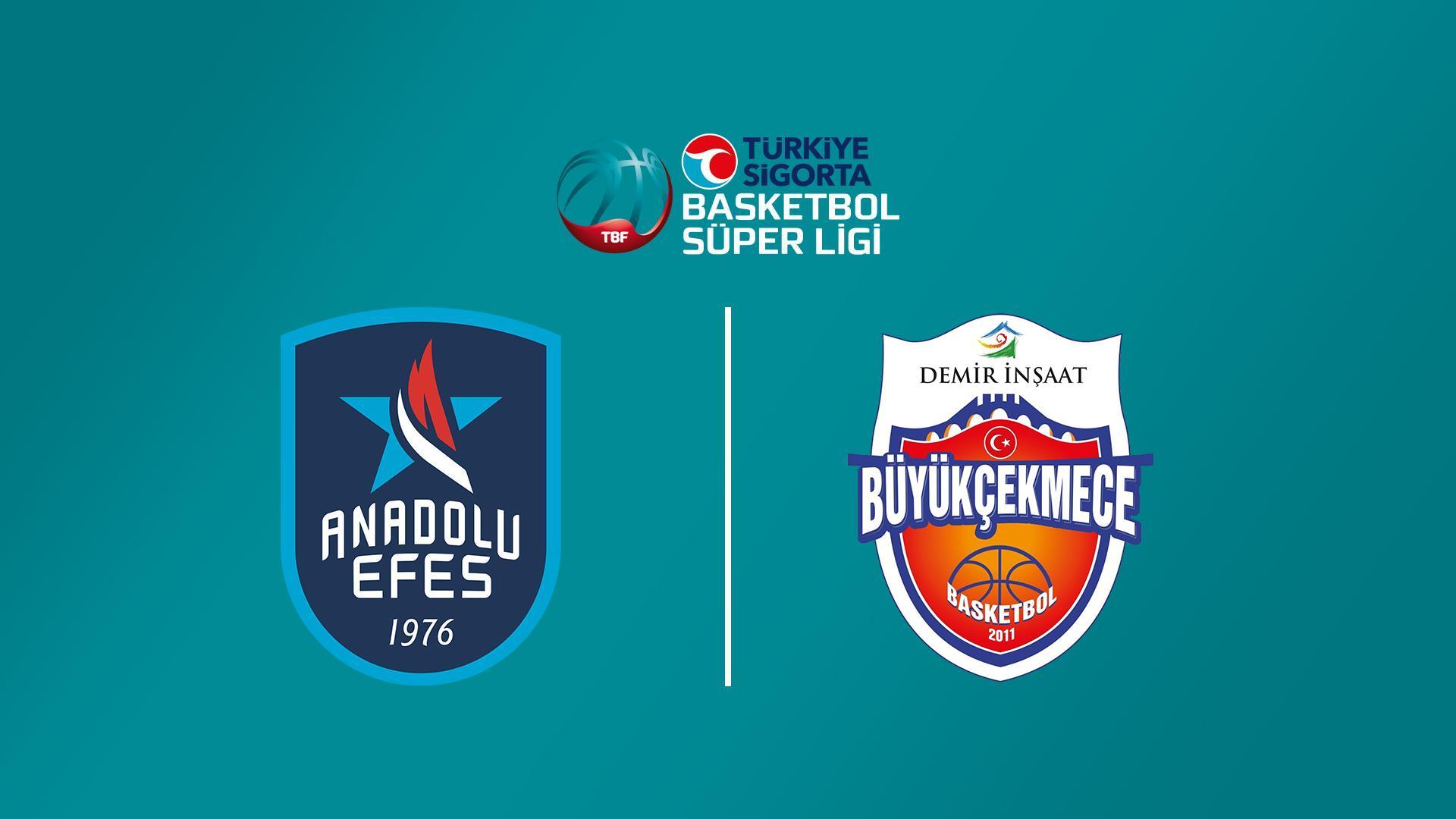 Баскетбол. Чемпионат Турции. Анадолу Эфес - Бюйюкчекмедже (basketbol-chempionat-turtsii-anadolu-efes-bjujjukchekmedzhe) Спорт