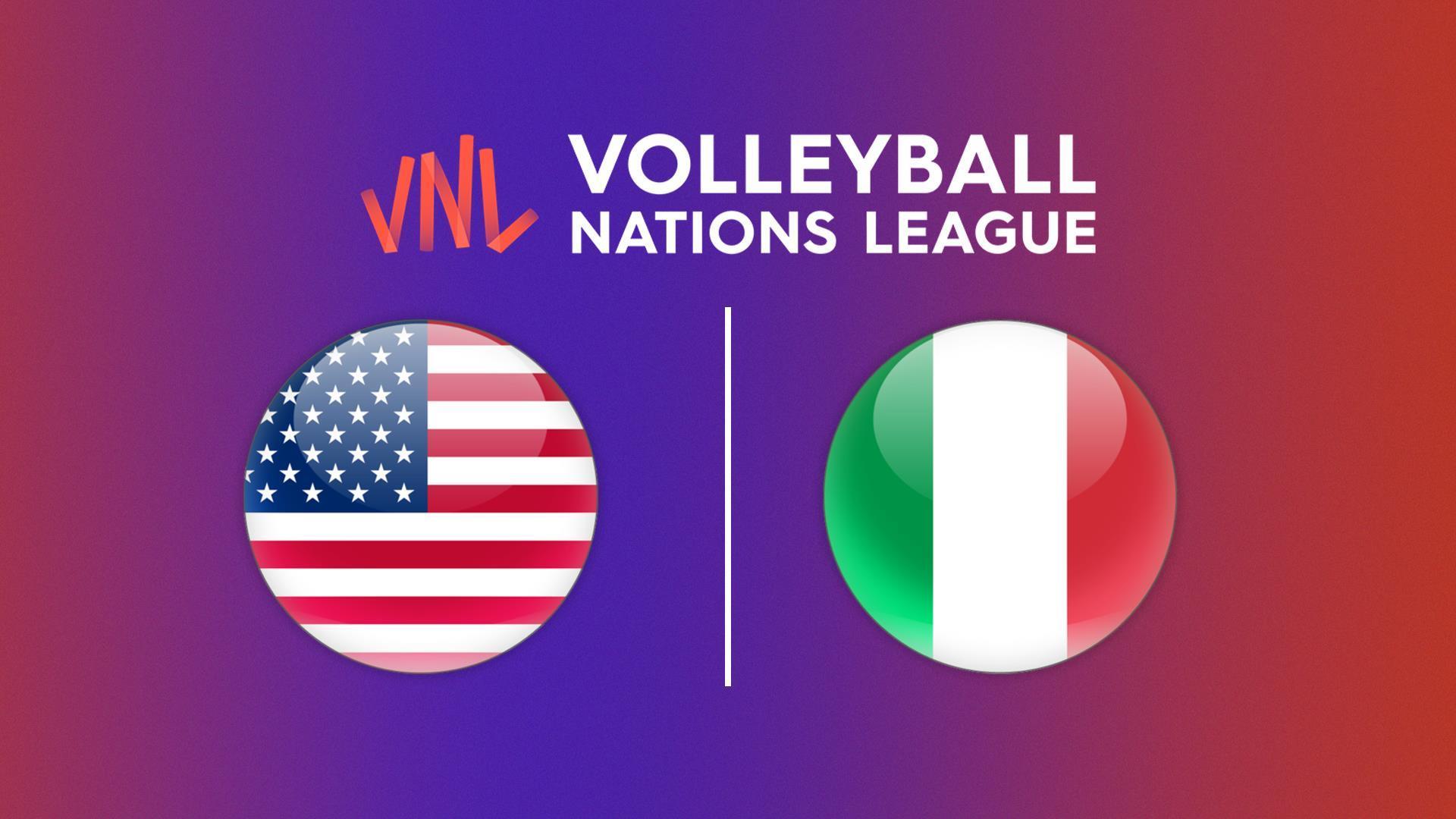 Волейбол. Лига Наций. Женщины. США - Италия (volejbol-liga-natsij-zhenschiny-ssha-italija) Спорт