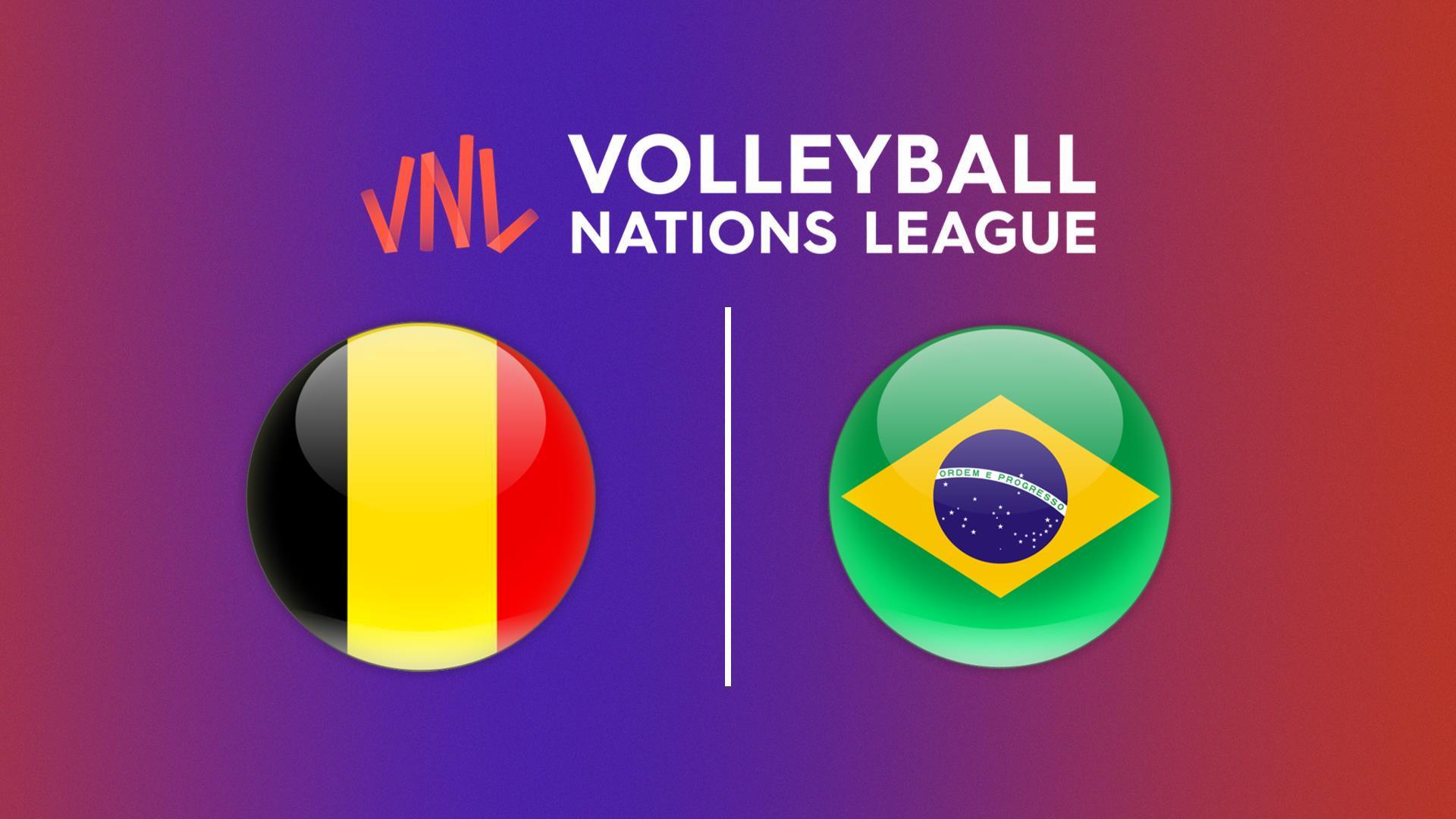 Бельгия - Бразилия. Волейбол. Лига наций. Женщины (belgija-brazilija-volejbol-liga-natsij-zhenschiny) Спорт