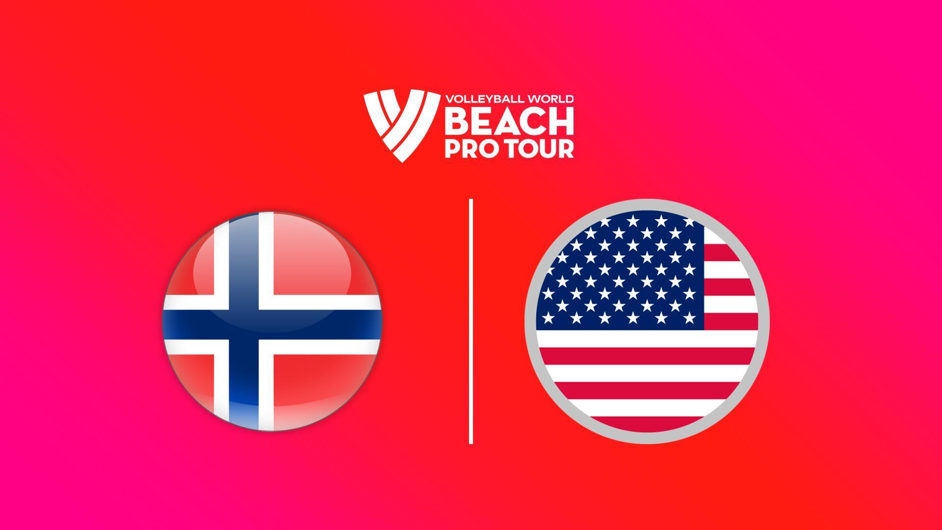 Жағажай волейбол. Pro Tour. Elite16 Newport Beach, Норвегия- АҚШ, ерлер (zhaazhaj-volejbol-pro-tour-elite16-newport-beach-norvegija-ash-erler) Спорт