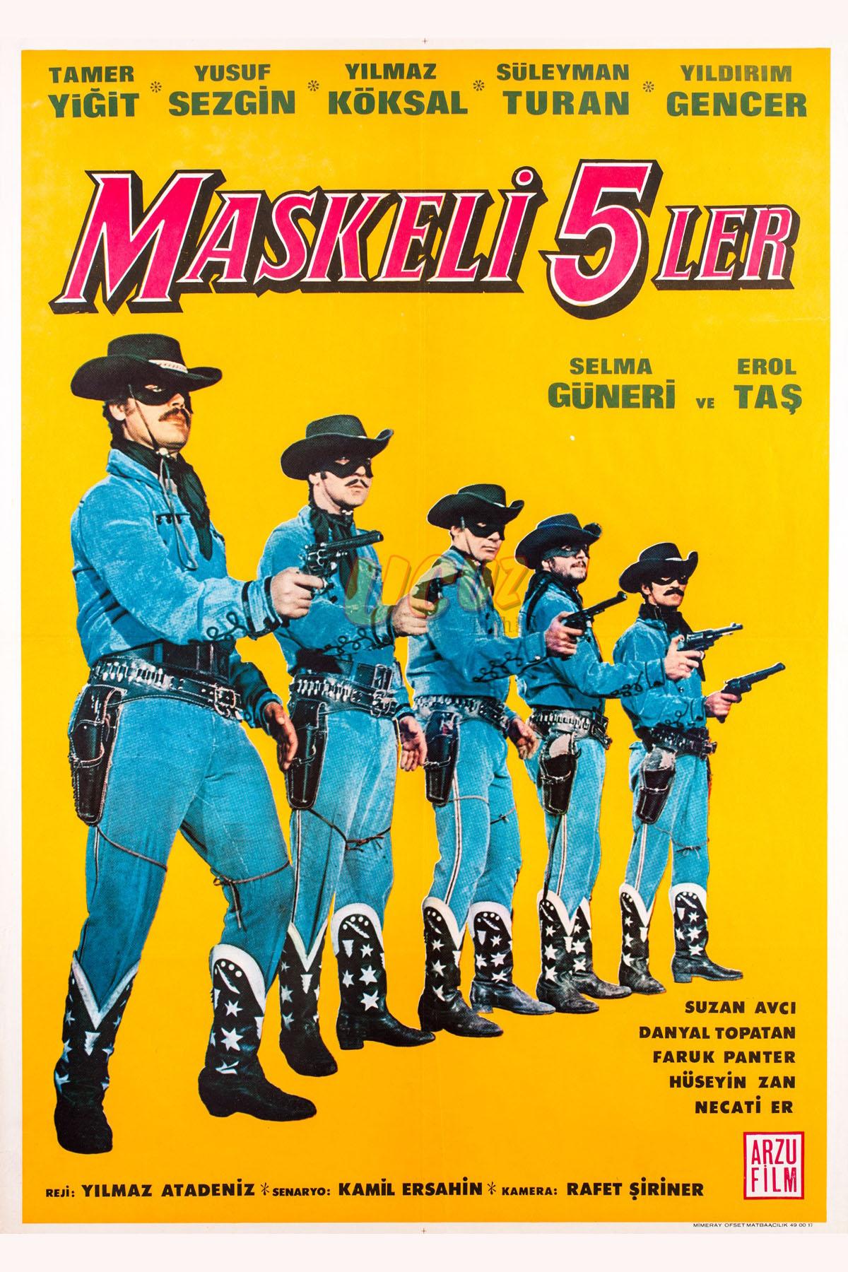 Пятеро в масках (pjatero-v-maskah) Фильм 1968