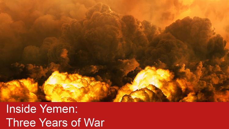 Постер Inside Yemen: Three Years of War