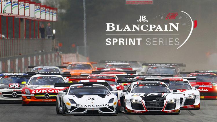 Постер Автогонки. Серия Blancpain Sprint GT. Брэндс-Хэтч