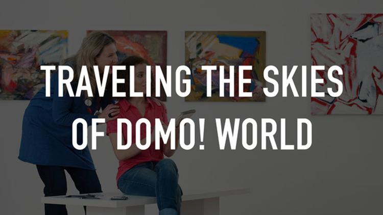 Постер Traveling the Skies of DOMO! WORLD