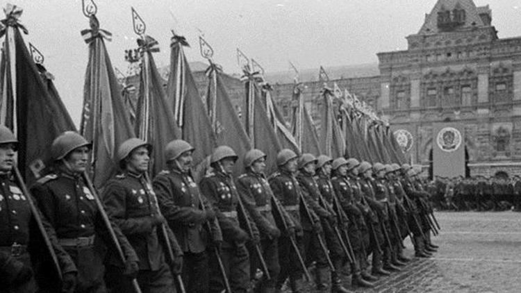 Постер Парад Победы в Москве 1945 года