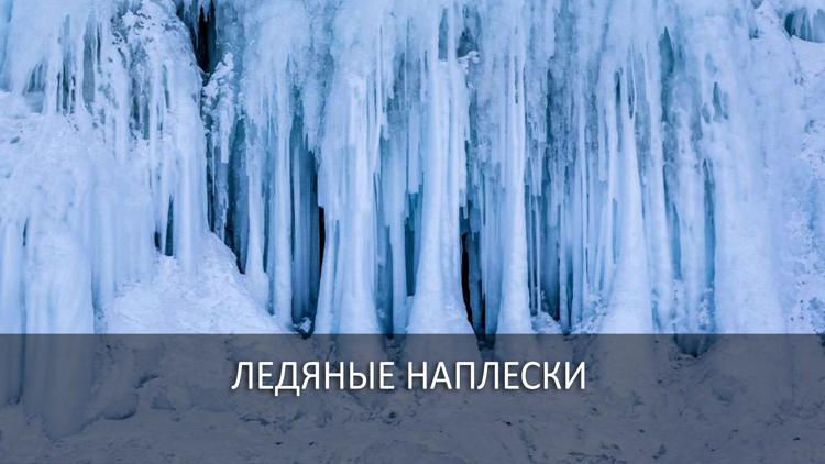 Постер Ледяные наплески