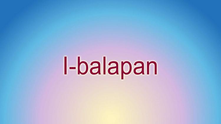 Постер I-balapan