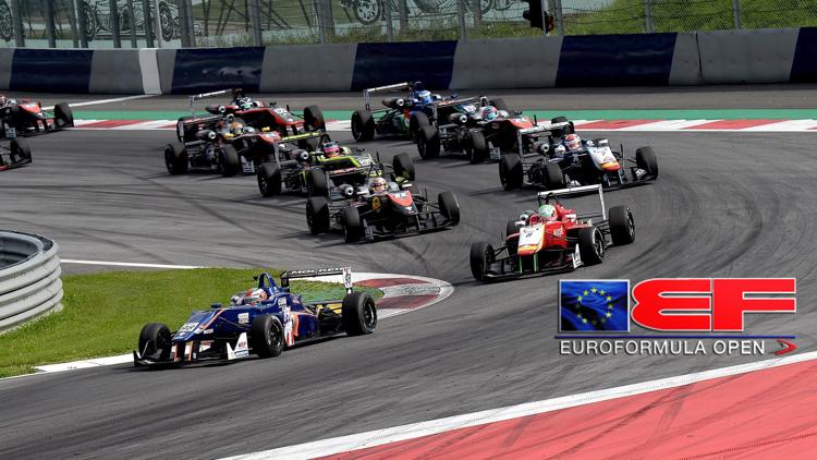 Постер Автогонки. Euroformula Open Spa-Francorchamps. Бельгия. Гонка 1-я