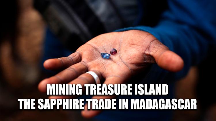 Постер Mining Treasure Island — The Sapphire Trade in Madagascar