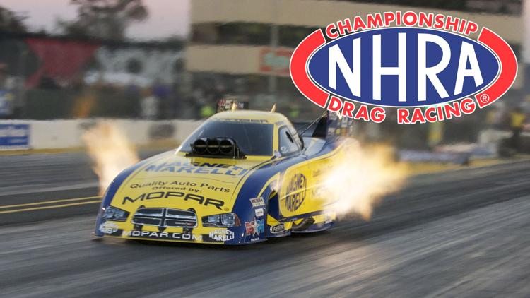 Постер NHRA. Дрэг-рейсинг. Сезон 2018. 14 этап. Dodge Mile-High NHRA Nationals