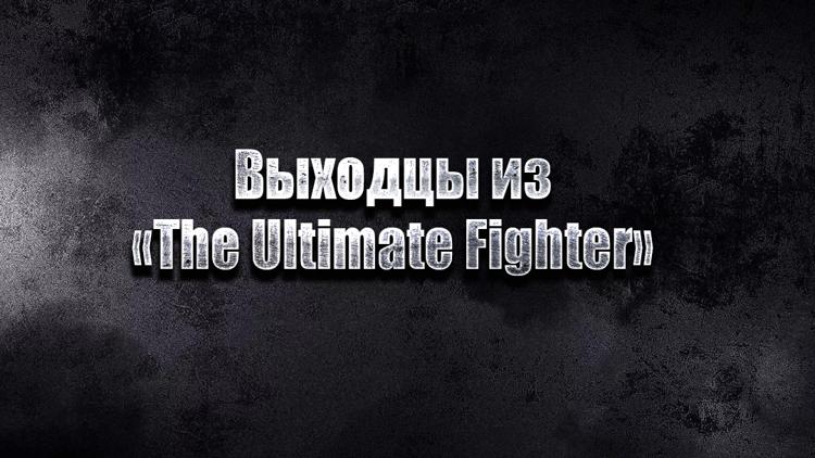 Постер Выходцы из «The Ultimate Fighter»