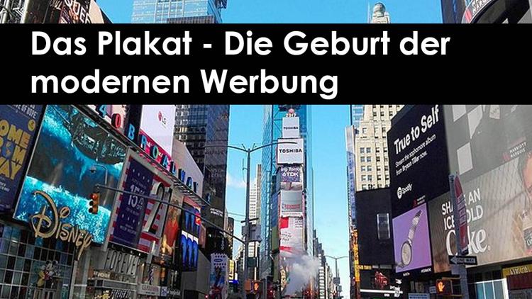 Постер Das Plakat - Die Geburt der modernen Werbung