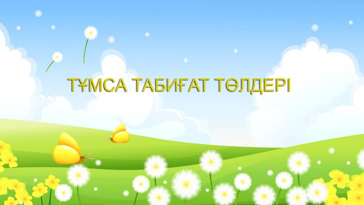 Постер Тұмса табиғат төлдері