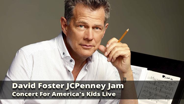 Постер David Foster. JCPenney Jam Concert For America's Kids Live