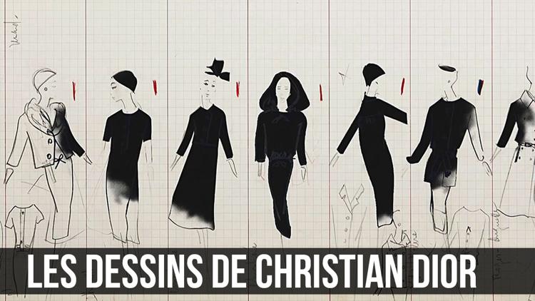 Постер Les dessins de Christian Dior