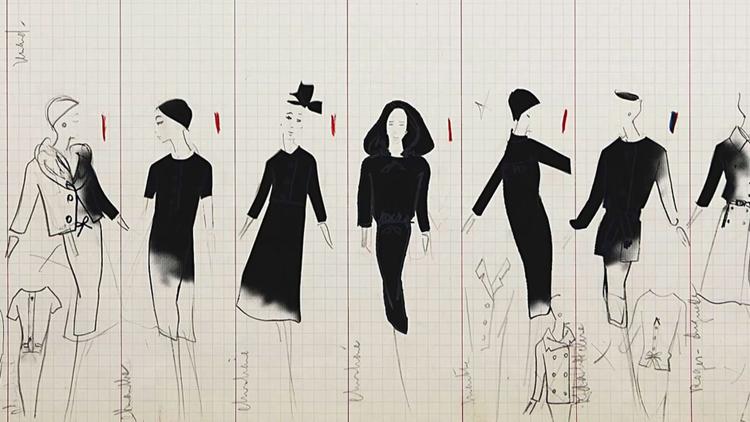 Постер Les dessins de Christian Dior