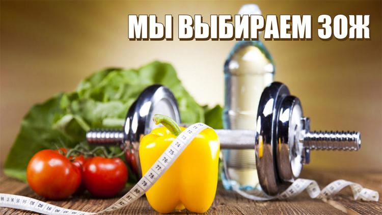 Постер Мы выбираем ЗОЖ