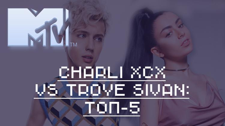 Постер Charli XCX VS Troye Sivan: топ-5