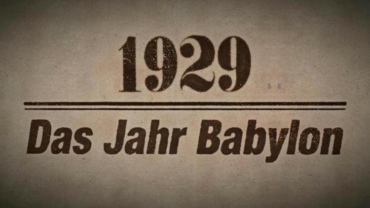 Постер 1929 — Das Jahr Babylon