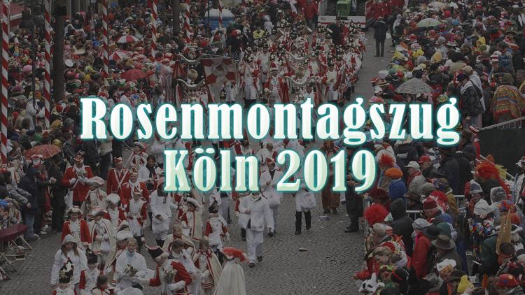 Постер Rosenmontagszug Köln 2019