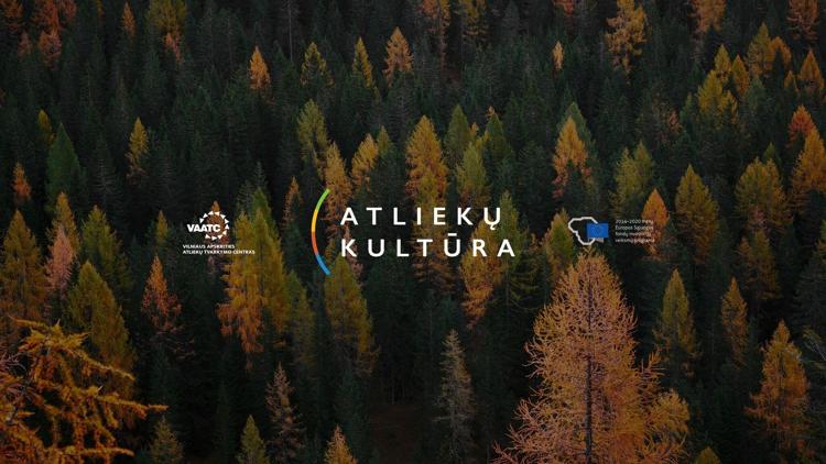 Постер Atliekų kultūra