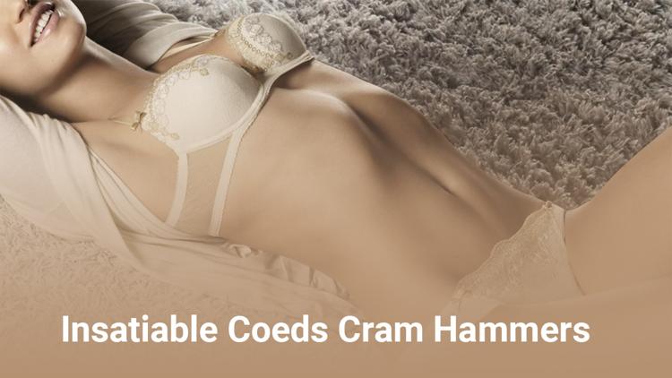 Постер Insatiable Coeds Cram Hammers