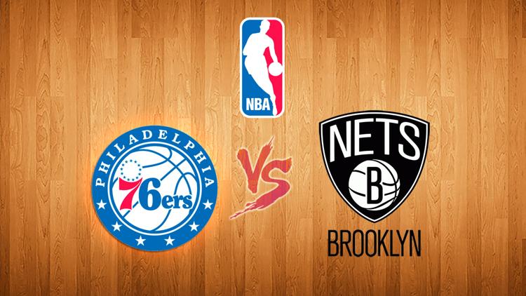 Постер Плей-офф NBA. Четвертьфинал Восточной Конференции. Филадельфия 76 - Бруклин Нетс. Матч 2