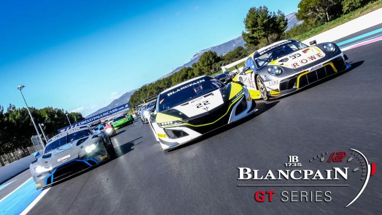 Постер Автогонки. Blancpain GT. World Challenge. Брэндс-Хатч. Обзор