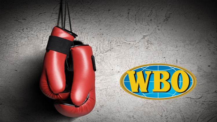 Постер Профессиональный бокс. Бой за титул чемпиона мира по версии WBO в суперсреднем весе. Б. Джо Сондерс - Ш. Исуфи