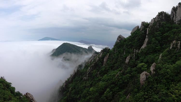 Постер Aerial Mountains - South Korea