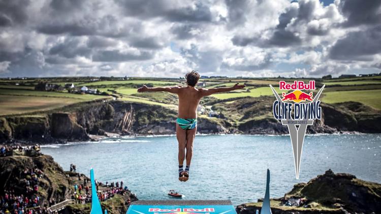 Постер Cliff Diving. The Red Bull World Series event in La Rochelle, France