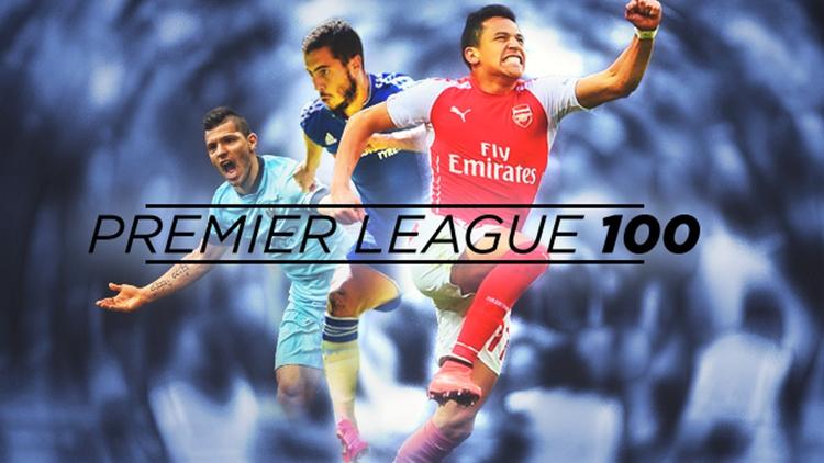 Постер Premier League 100