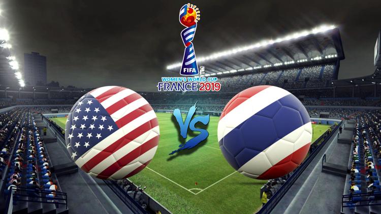 Постер FIFA Women's World Cup France 2019 U.S. vs. Thailand