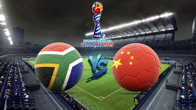 Постер FIFA Women's World Cup France 2019 South Africa vs. China