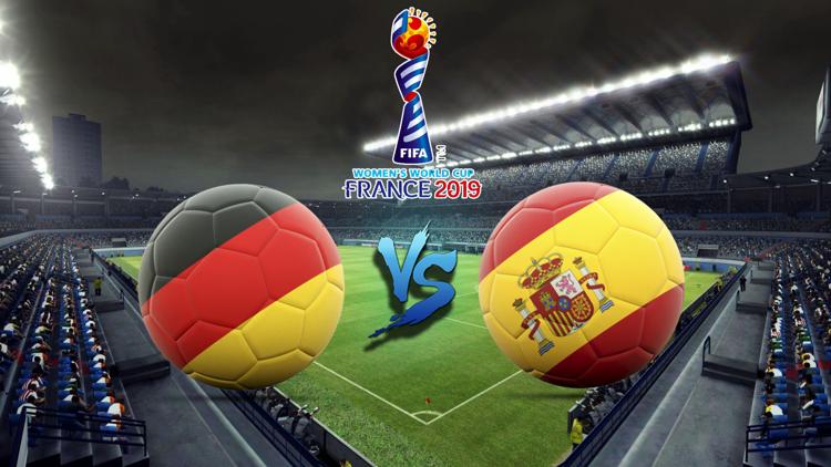 Постер FIFA Women's World Cup France 2019 Germany vs. Spain