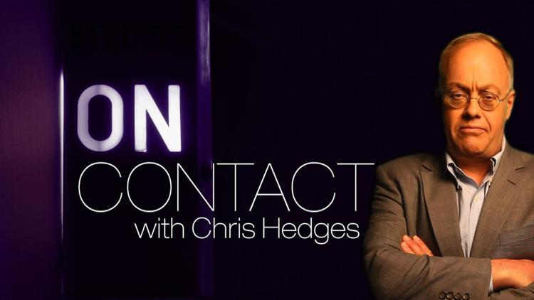 Постер On Contact with Chris Hedges