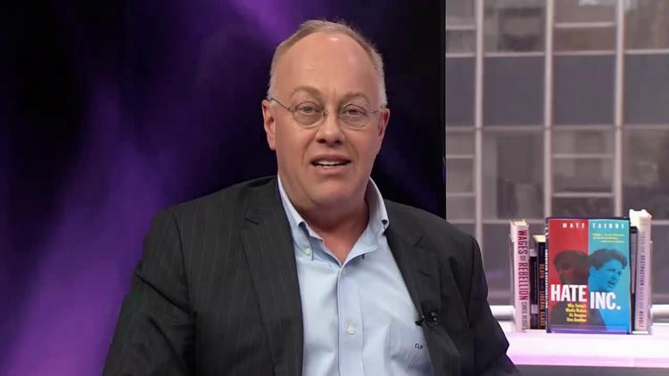 Постер On Contact with Chris Hedges