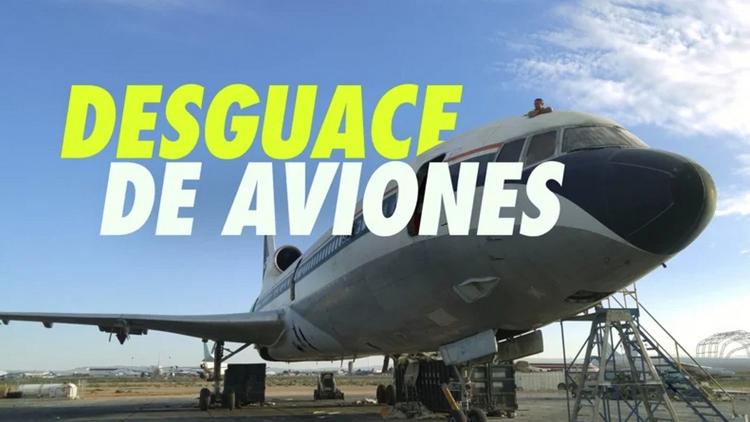 Постер Desguace de aviones