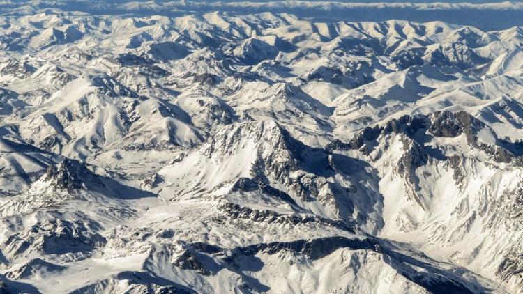 Постер Montañas de Corea desde el aire