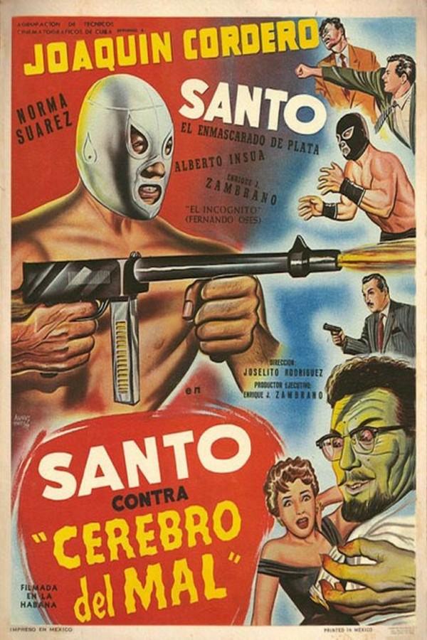 Санто против злого гения (santo-protiv-zlogo-genija) Фильм 1961