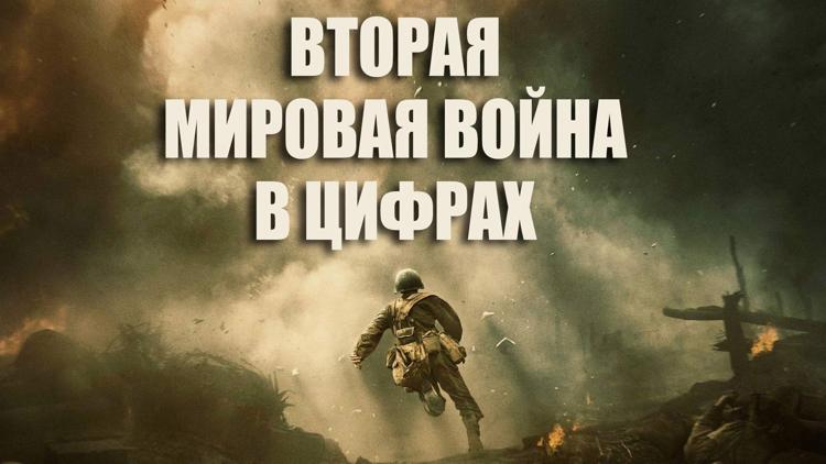 Постер Вторая мировая война в цифрах