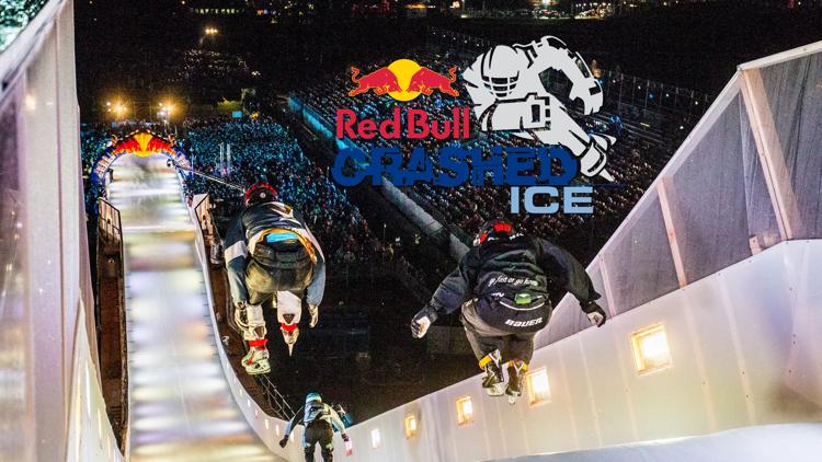 Постер Crashed Ice. Ice-skating race in Moscow