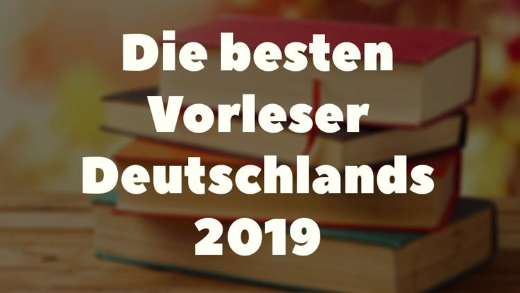 Постер Die besten Vorleser Deutschlands 2019