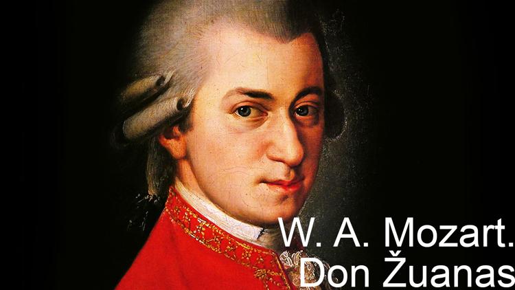 Постер W. A. Mozart. Don Žuanas