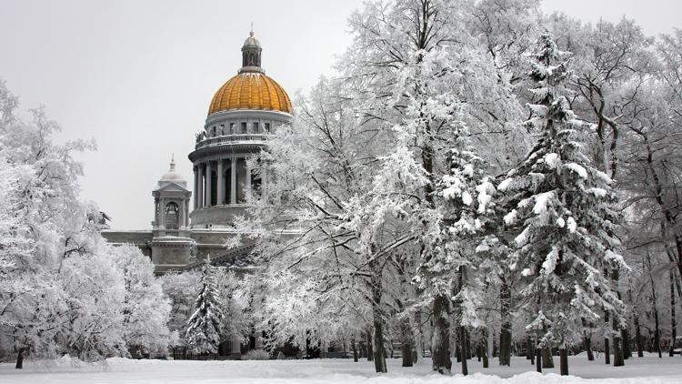 Постер Weihnachten in Sankt Petersburg