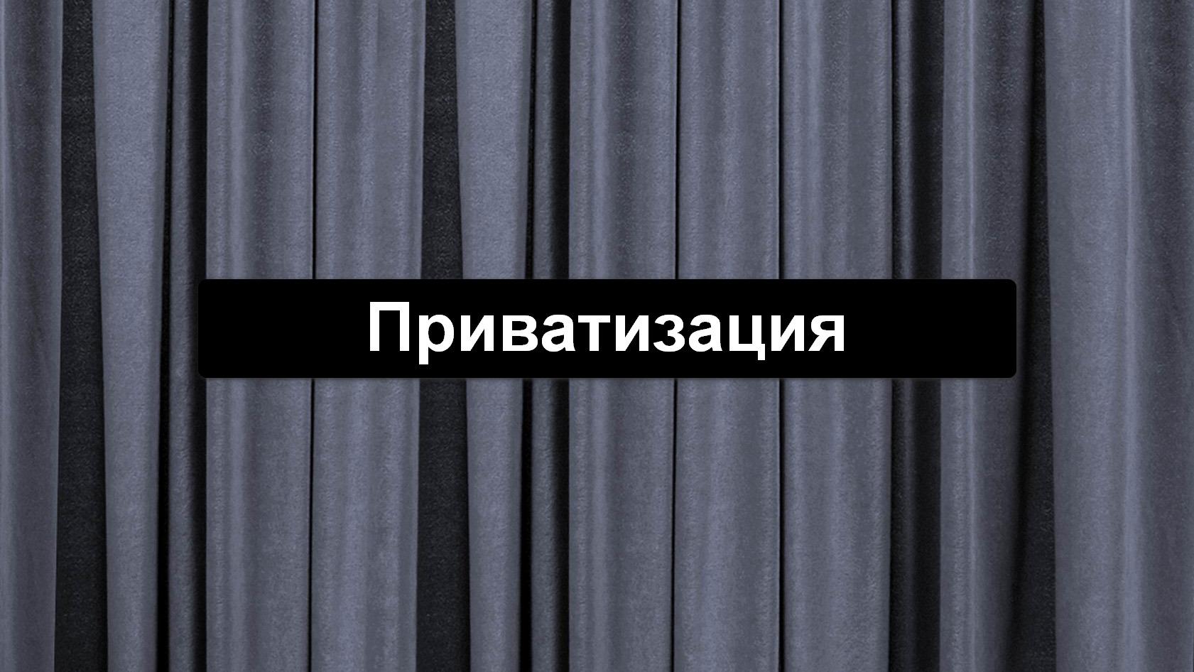 Приватизация (privatizatsija) Познавательное