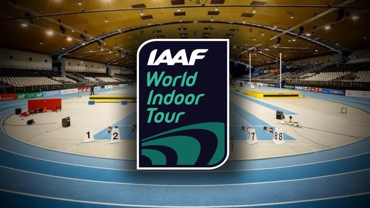 Постер Лёгкая атлетика. World Indoor tour. Карлсруэ